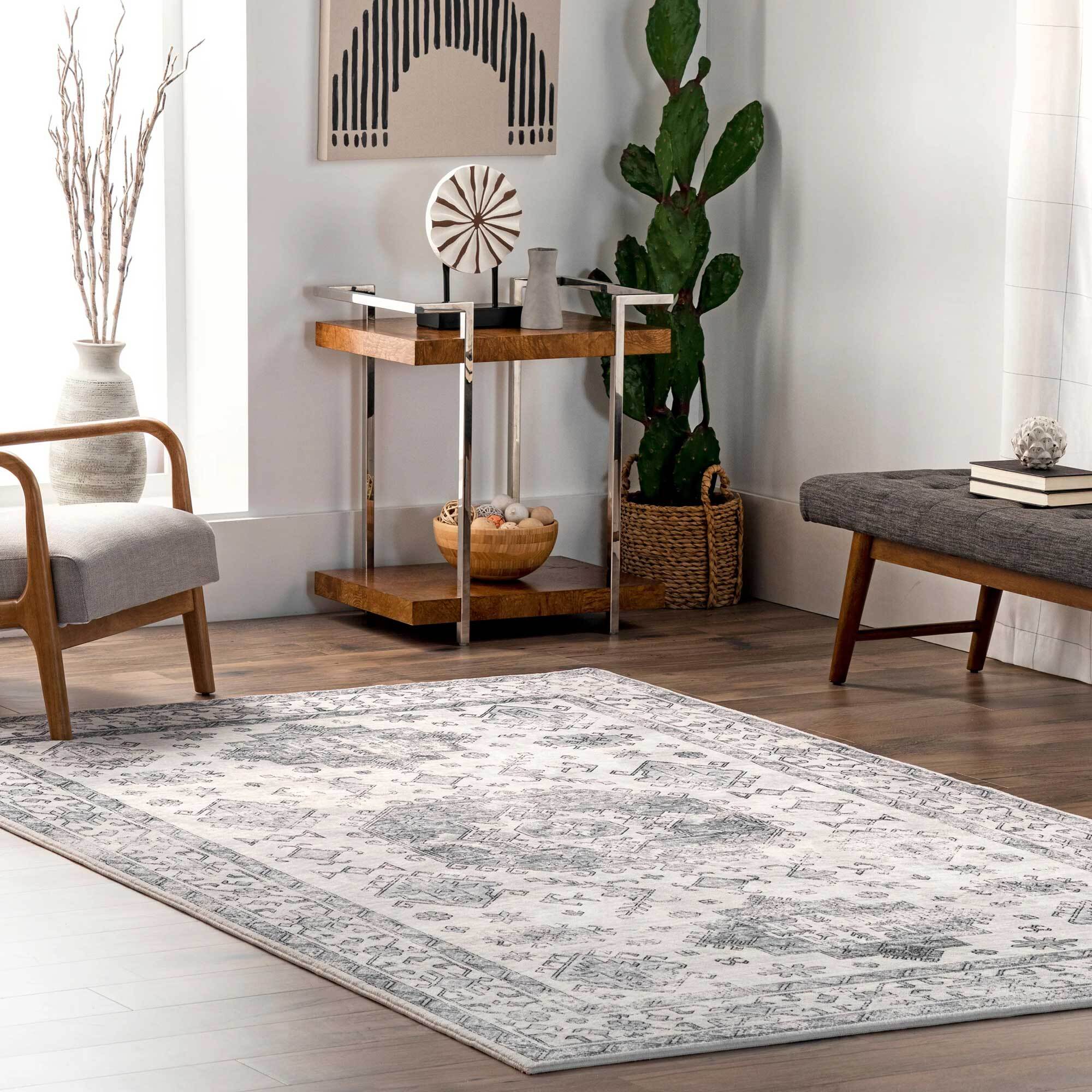 Lora Faded Medallion Rug