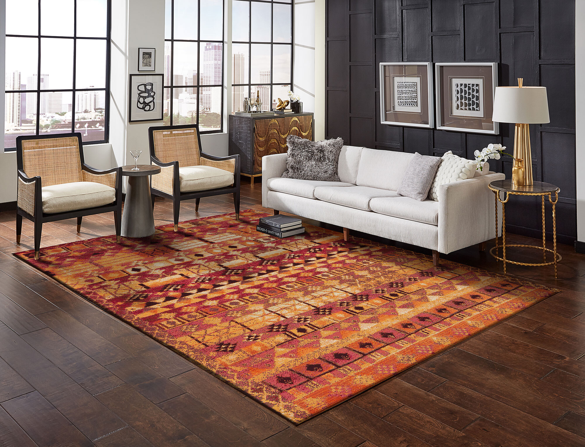 Marly Geometric Tribal Rug