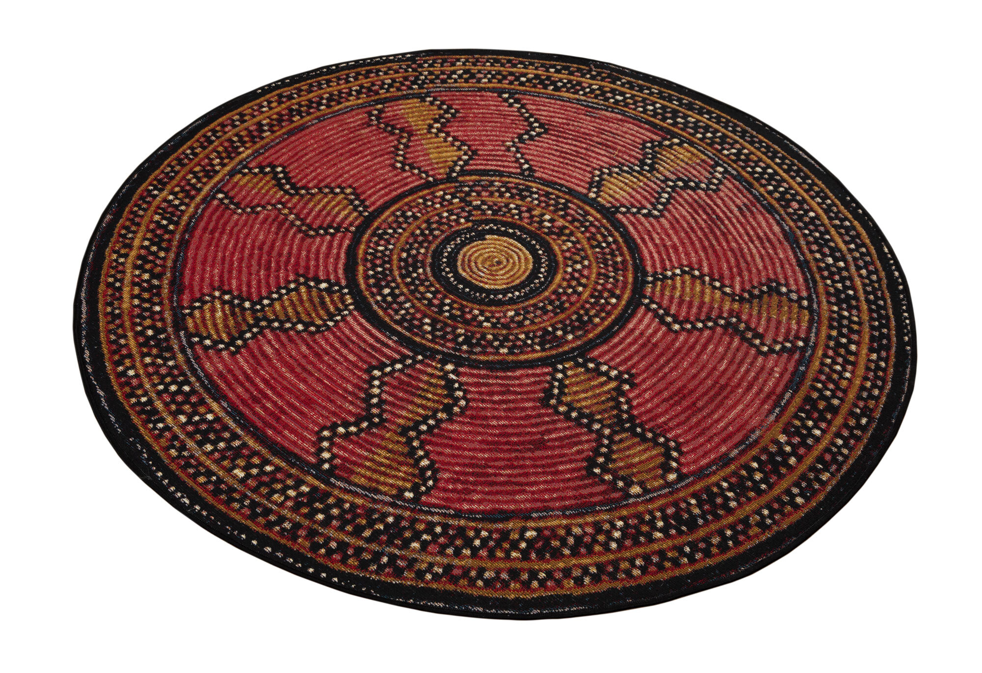 Mystique Round Tribal Rug