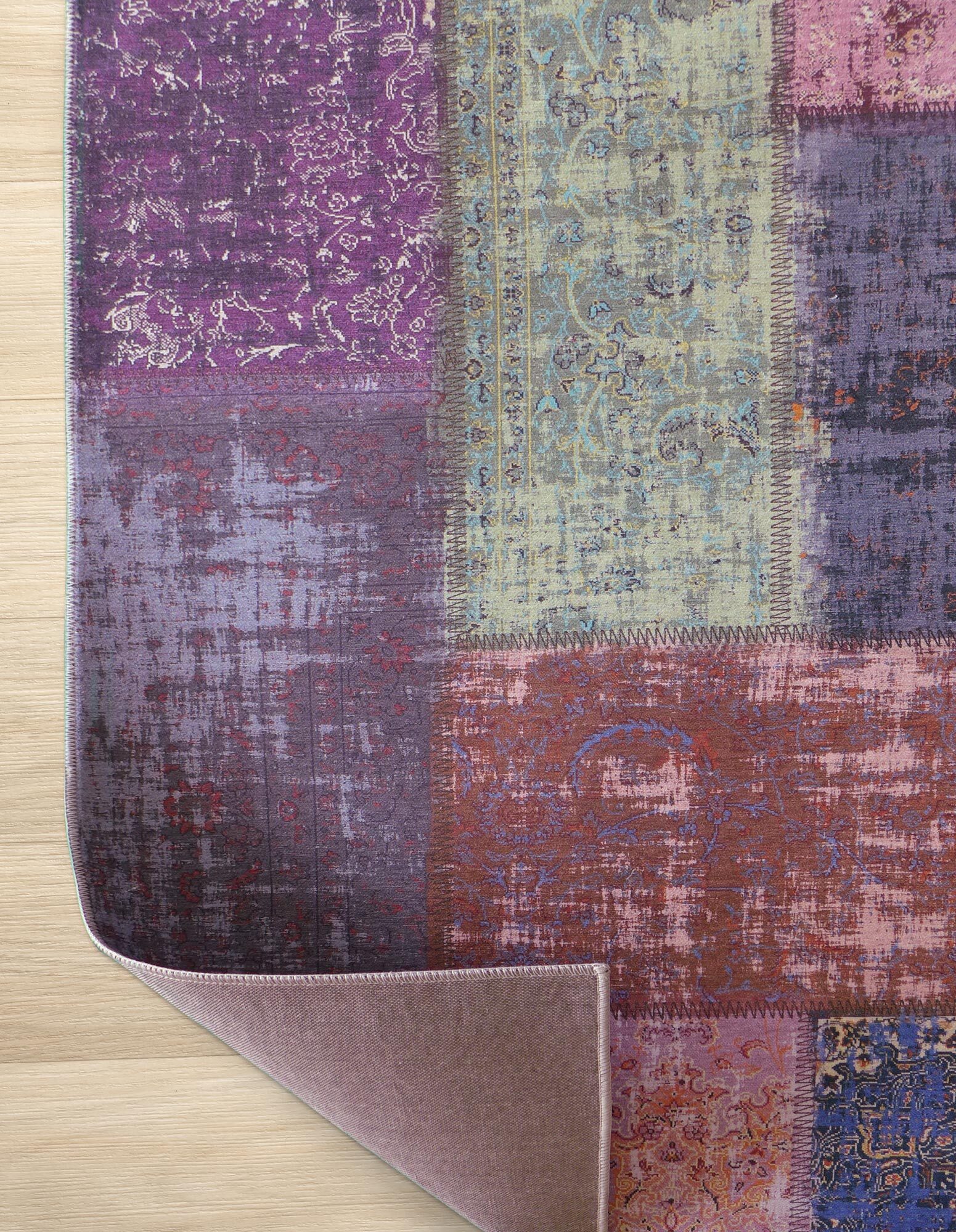 Noble Traditional Patchwork Rug 