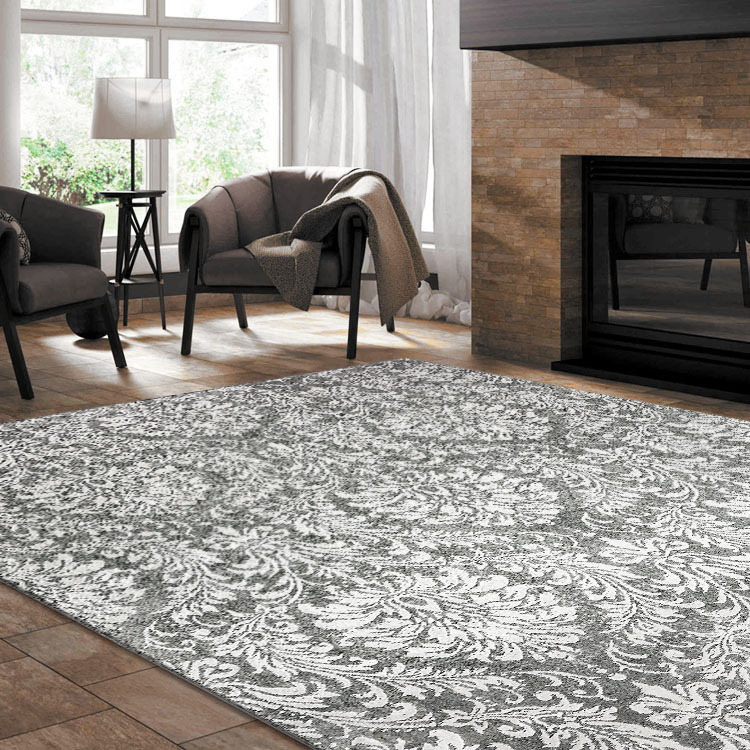 Saul Contemporary Floral Rug