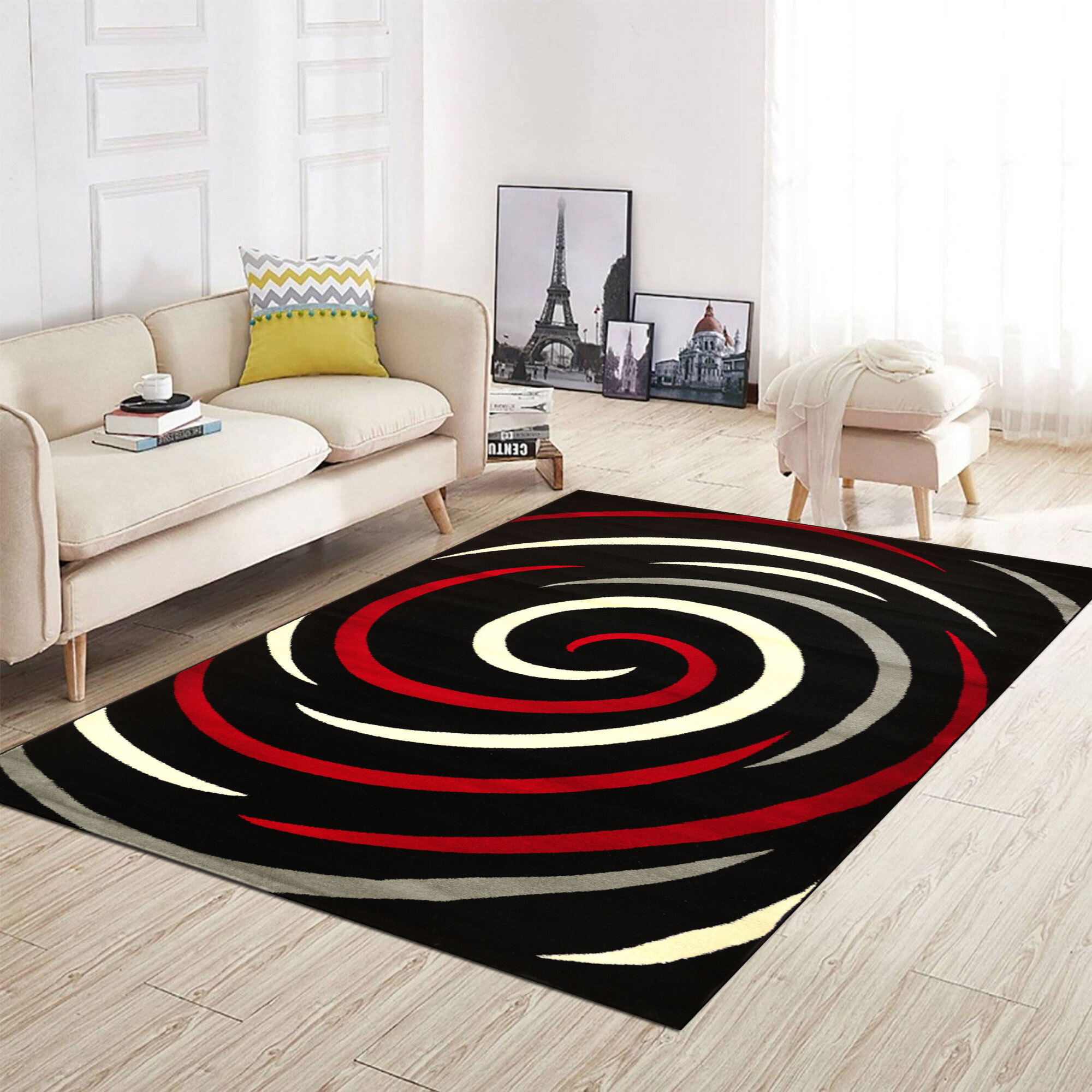 Sky Modern Circle Pattern Rug