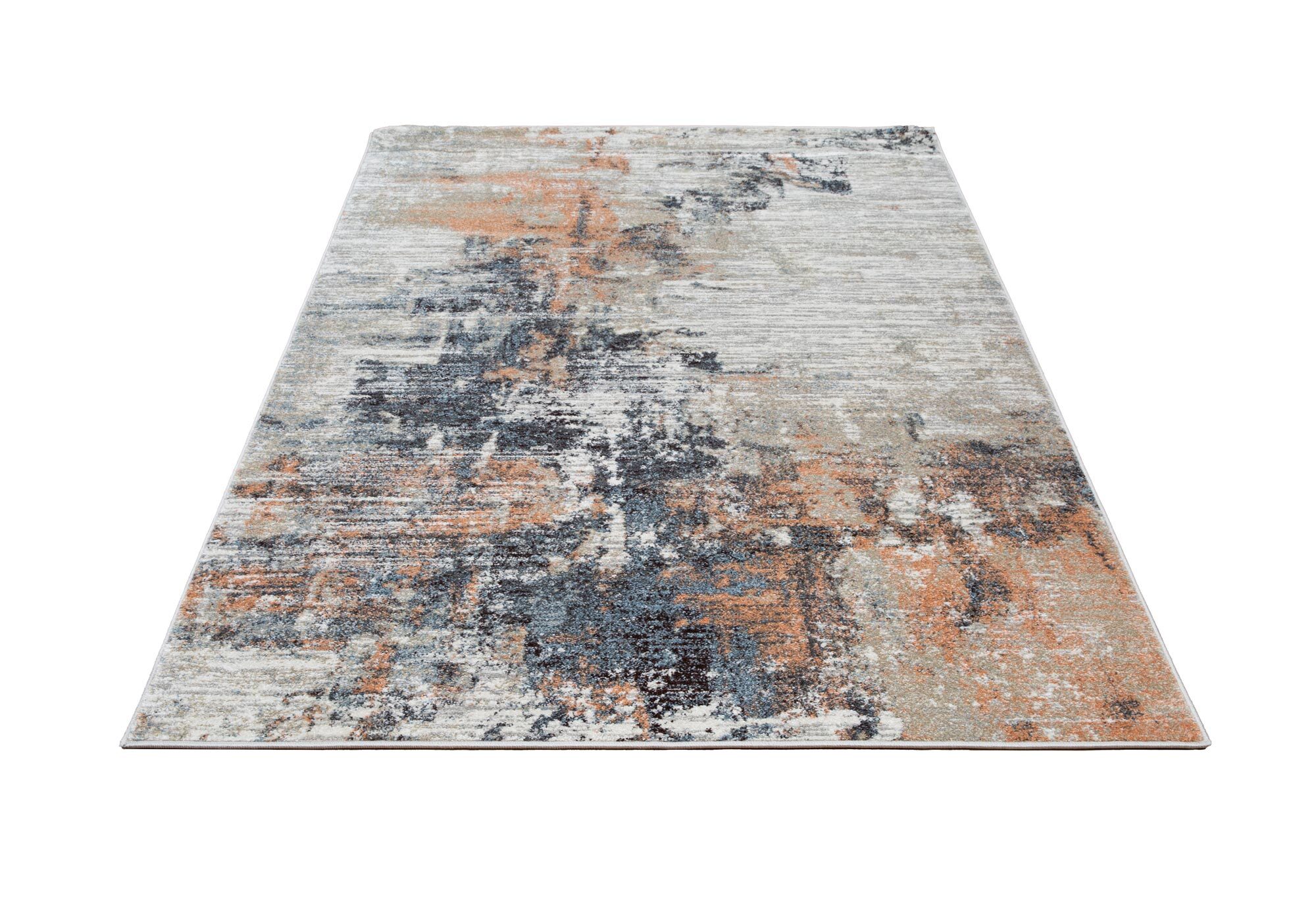 Vivid Modern Abstract Rug