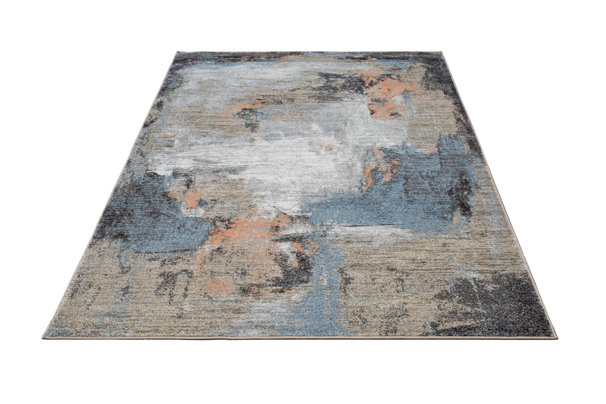 Vivid Modern Abstract Rug