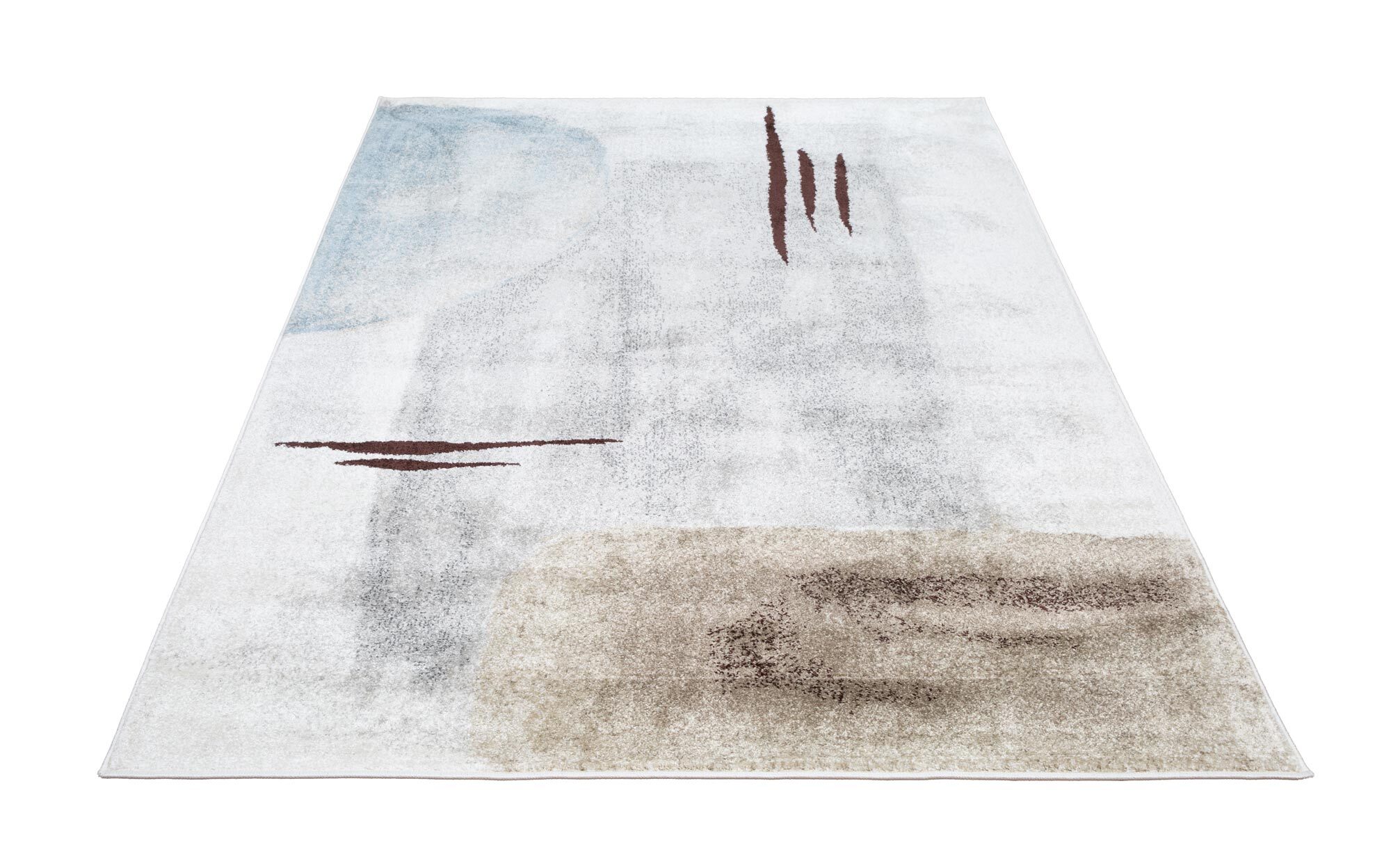 Vivid Contemporary Abstract Rug