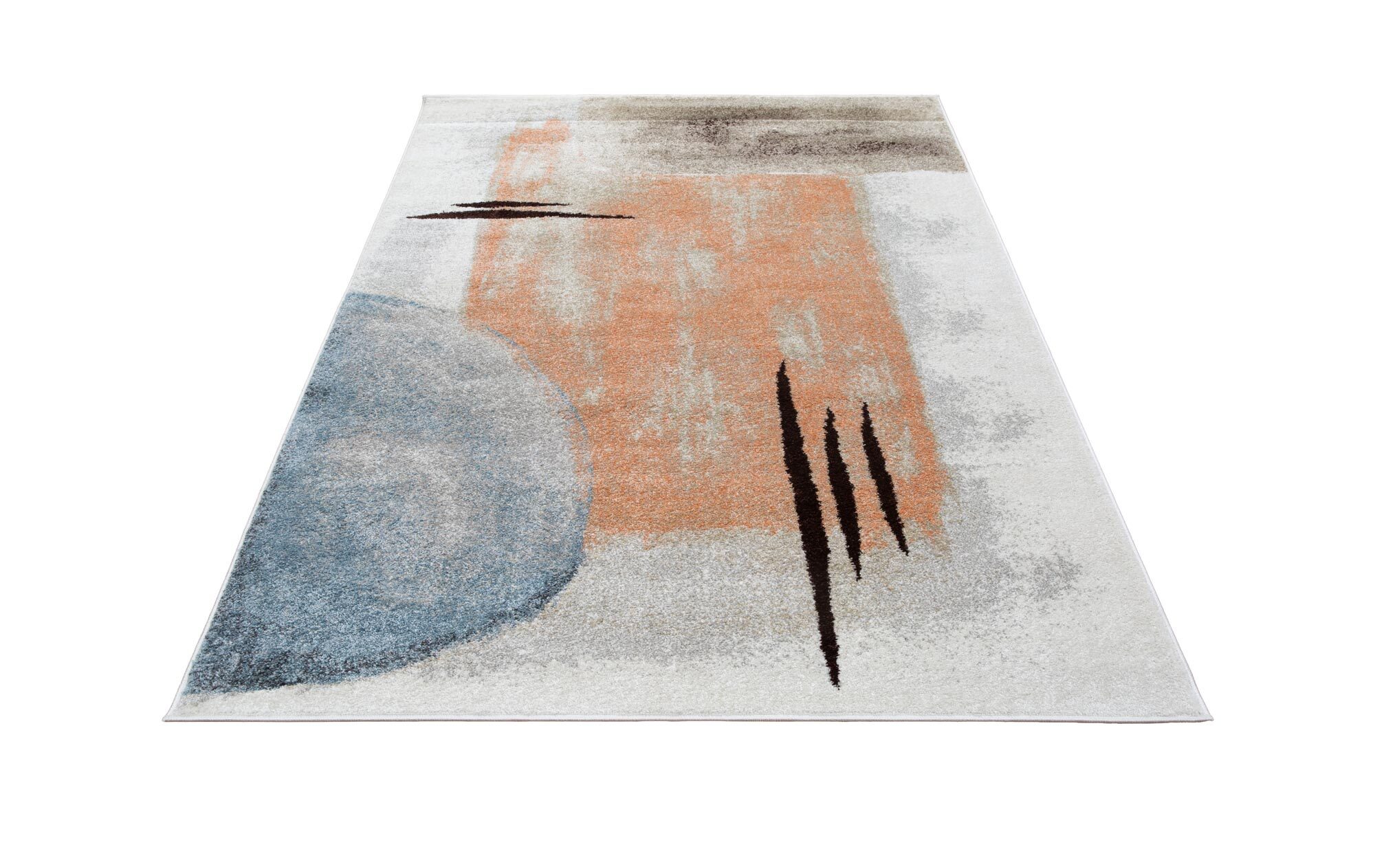 Vivid Contemporary Abstract Rug