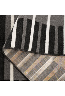 Alfa Modern Striped Border Rug