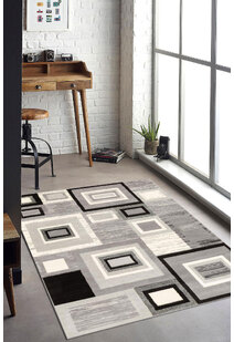 Axel Modern Square Pattern Rug