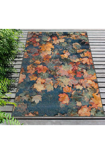 Aperto Floral Autumn Leaves Rug