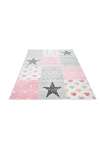 Candy Stars & Hearts Kids Rug