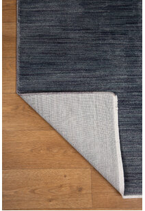 Cora Plain Blue Modern Rug