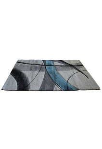 Lucia Modern Blue Abstract Rug