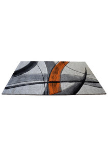 Lucia Orange Modern Abstract Rug