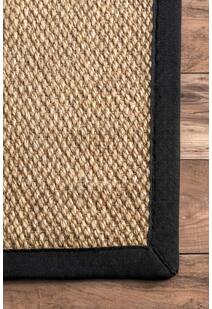 Lidia Sisal Flatweave Border Rug