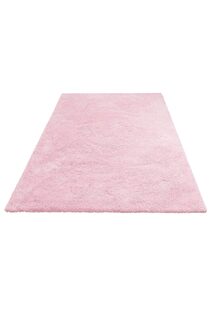 Levis Plain Pink Thick Shaggy Rug