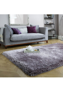 Mason Lilac Shaggy Rug