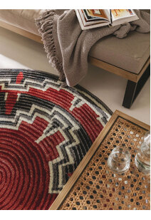 Mystique Round Tribal Rug