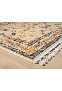 Opal Traditional Floral Border Rug