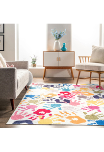 Playtime Kids Hand Print Rug