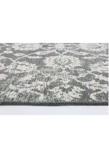 Ryan Grey Transitional Floral Rug