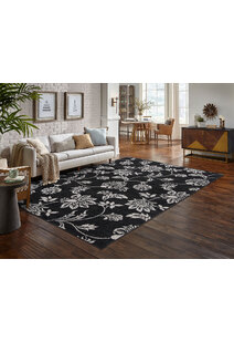 Sandy Contemporary Floral Rug