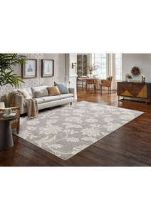 Sandy Contemporary Floral Rug