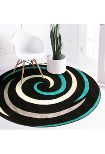 Sky Modern Swirl Pattern Rug