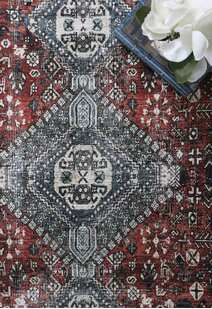 Victoria Vintage Look Cotton Rug