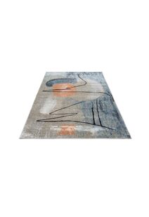 Vivid Modern Abstract Rug