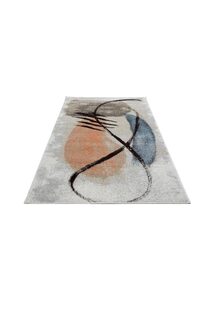 Vivid Modern Abstract Rug