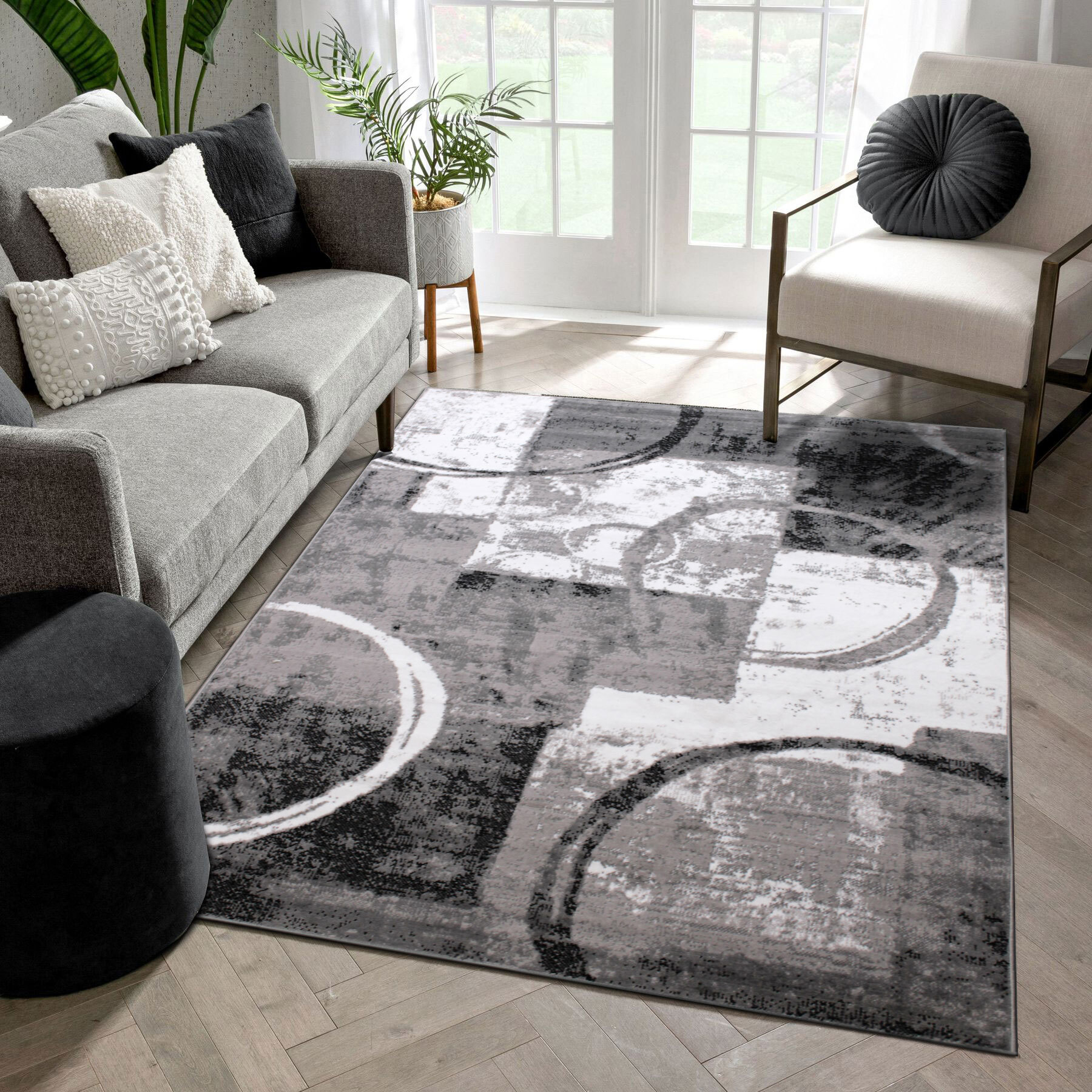 Axel Contemporary Abstract Rug