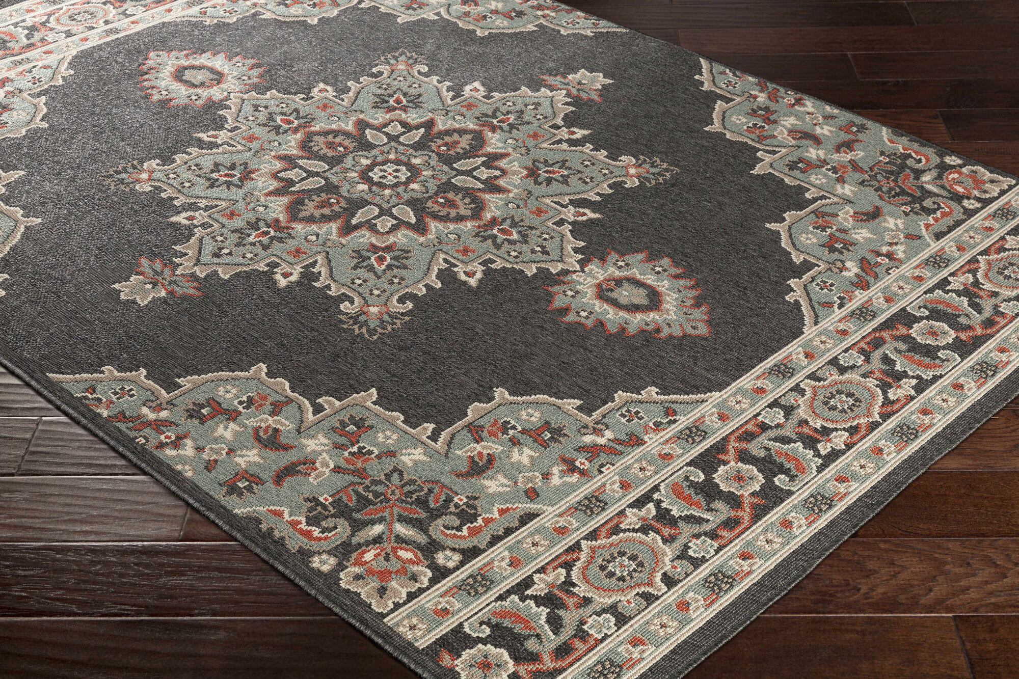 Ambient Brown Medallion Rug