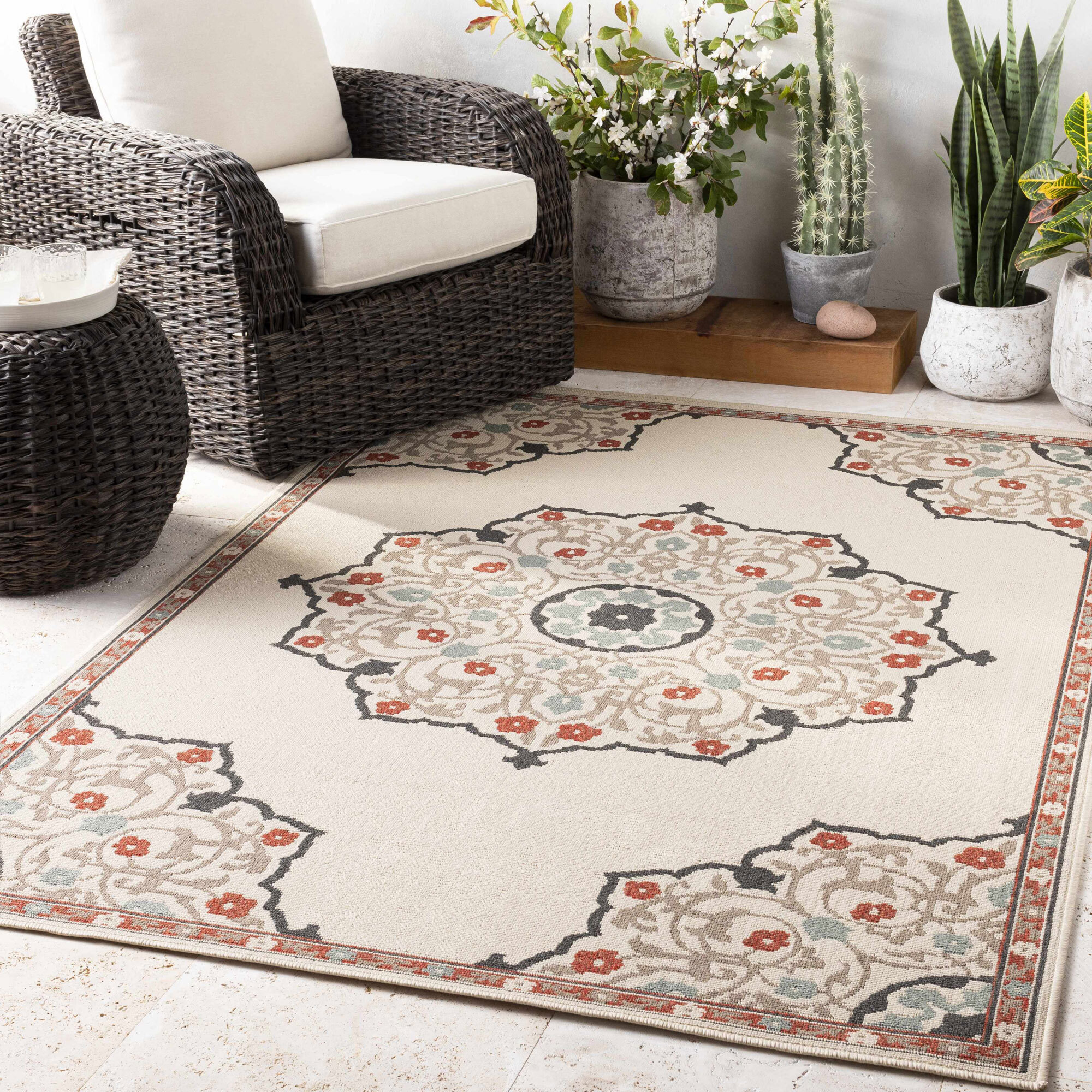 Ambient Floral Medallion Rug