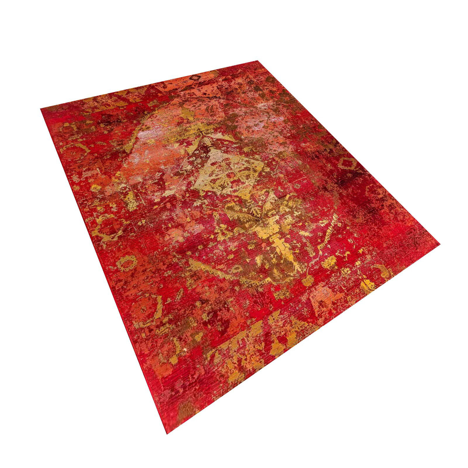 Aperto Transitional Red Rug