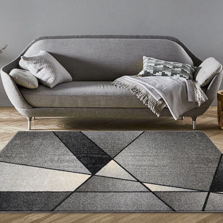 Aria Grey Modern Abstract Rug