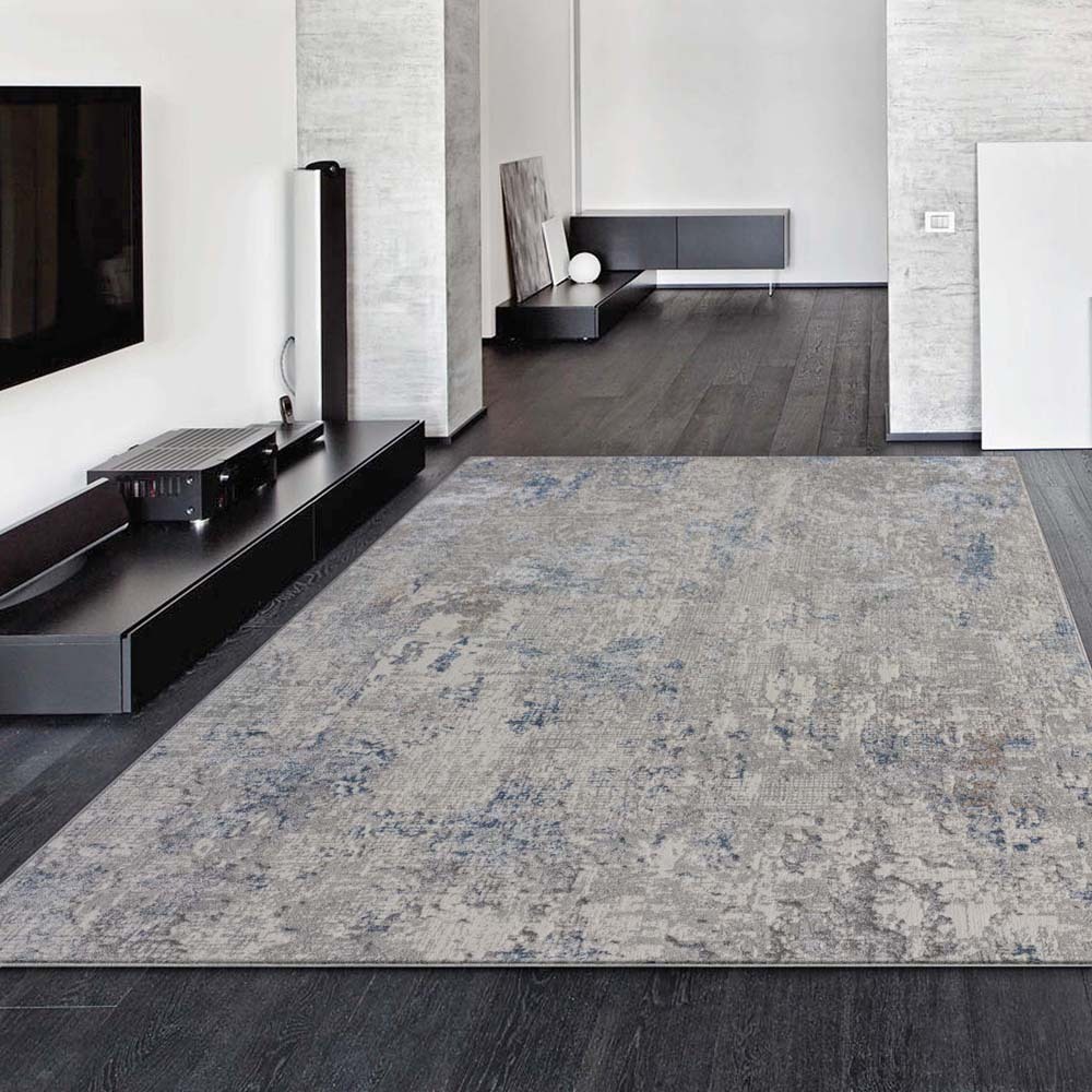 Ash Contemporary Abstract Rug