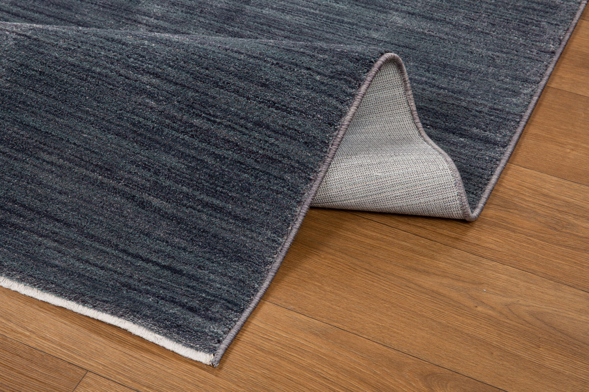 Cora Plain Blue Modern Rug