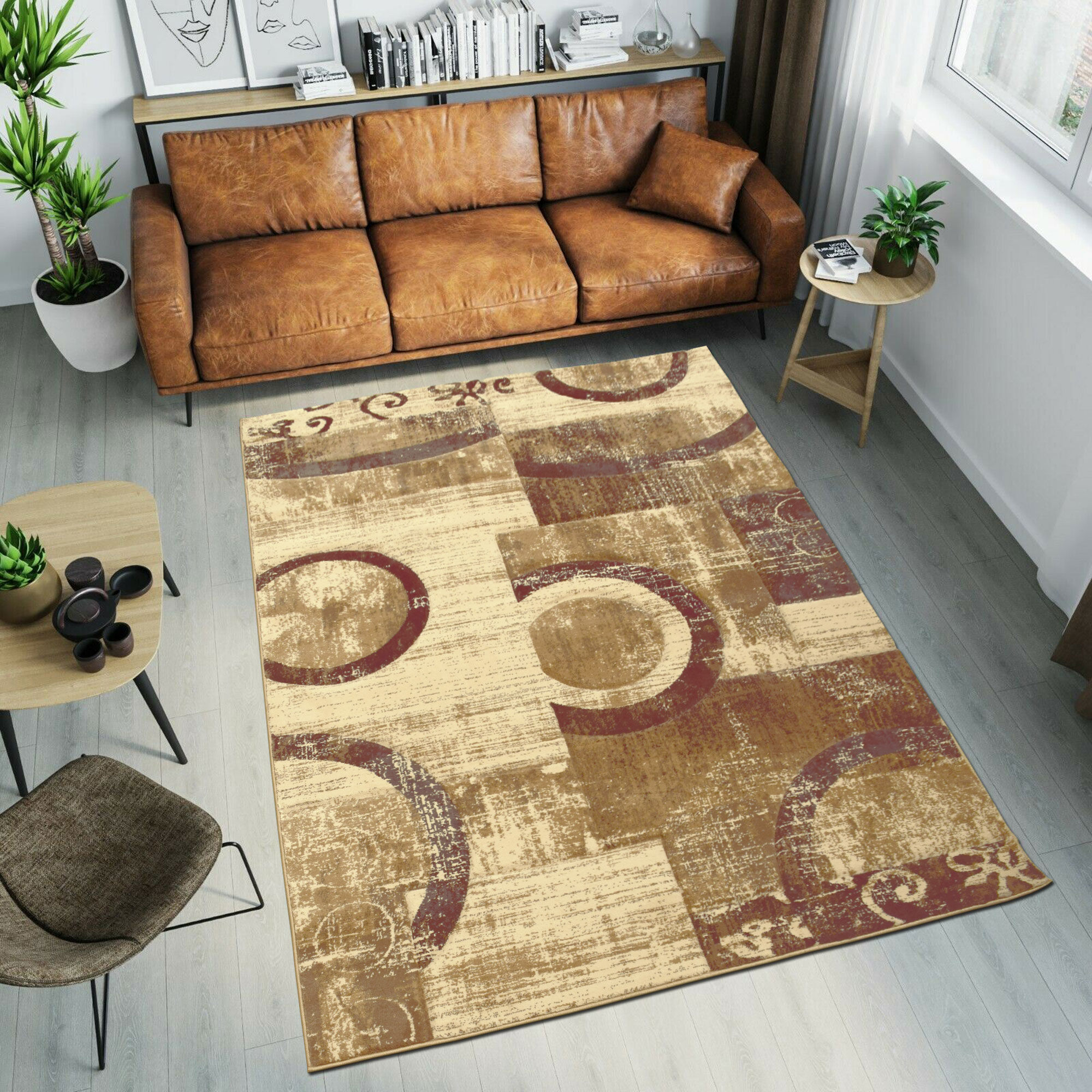 Eliza Modern Geometric Rug