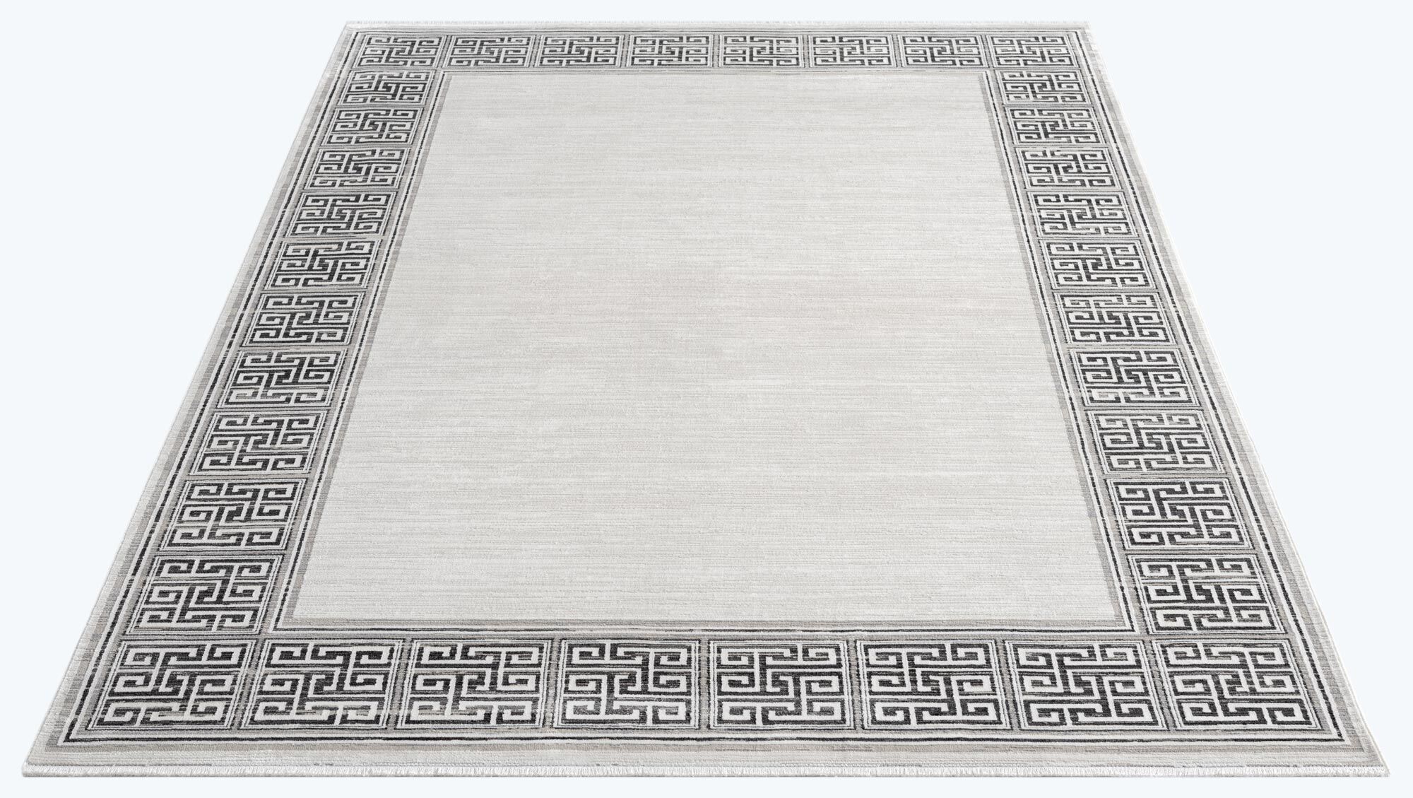 Fendi Geometric Border Rug