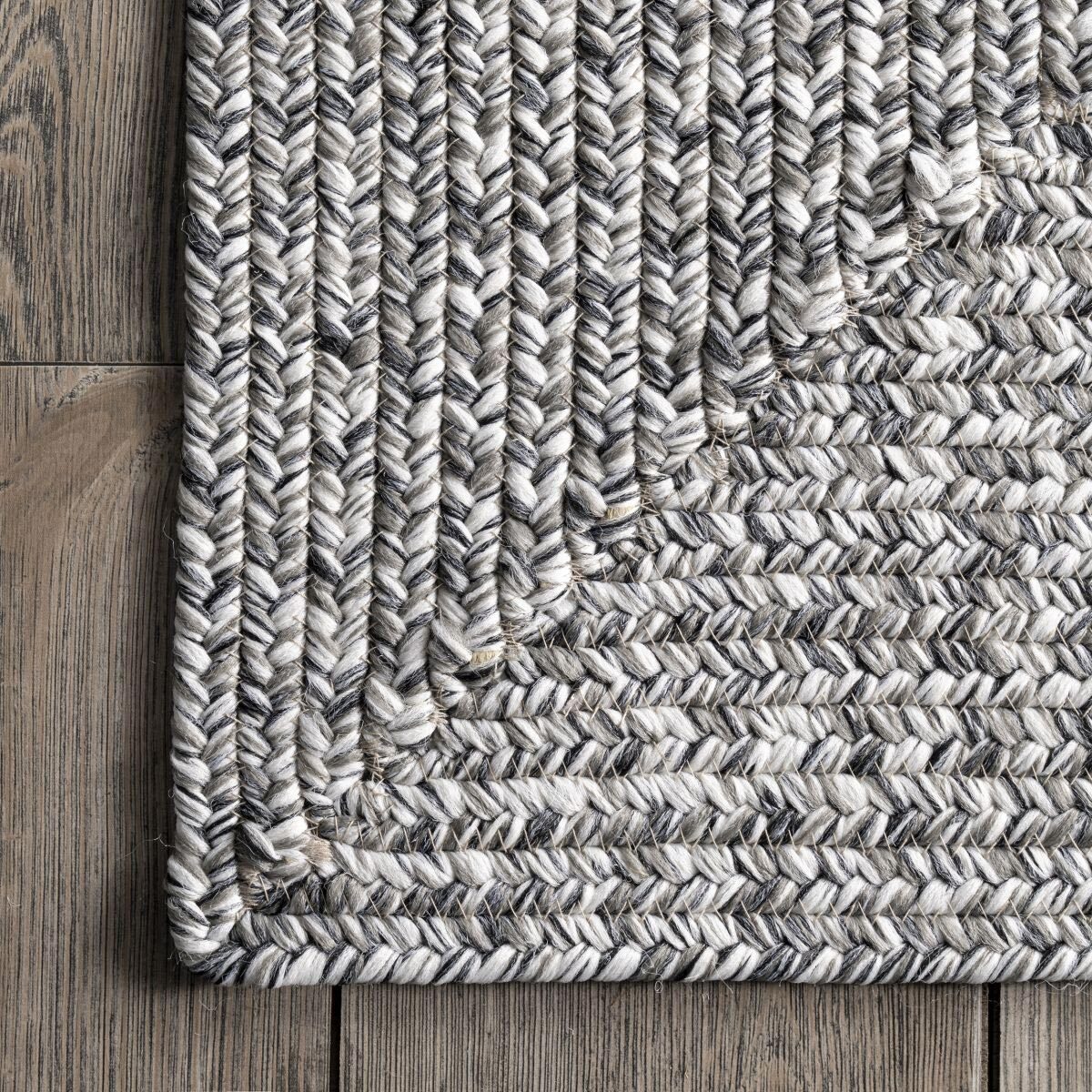 San Pietro Plain Hand Braided Rug