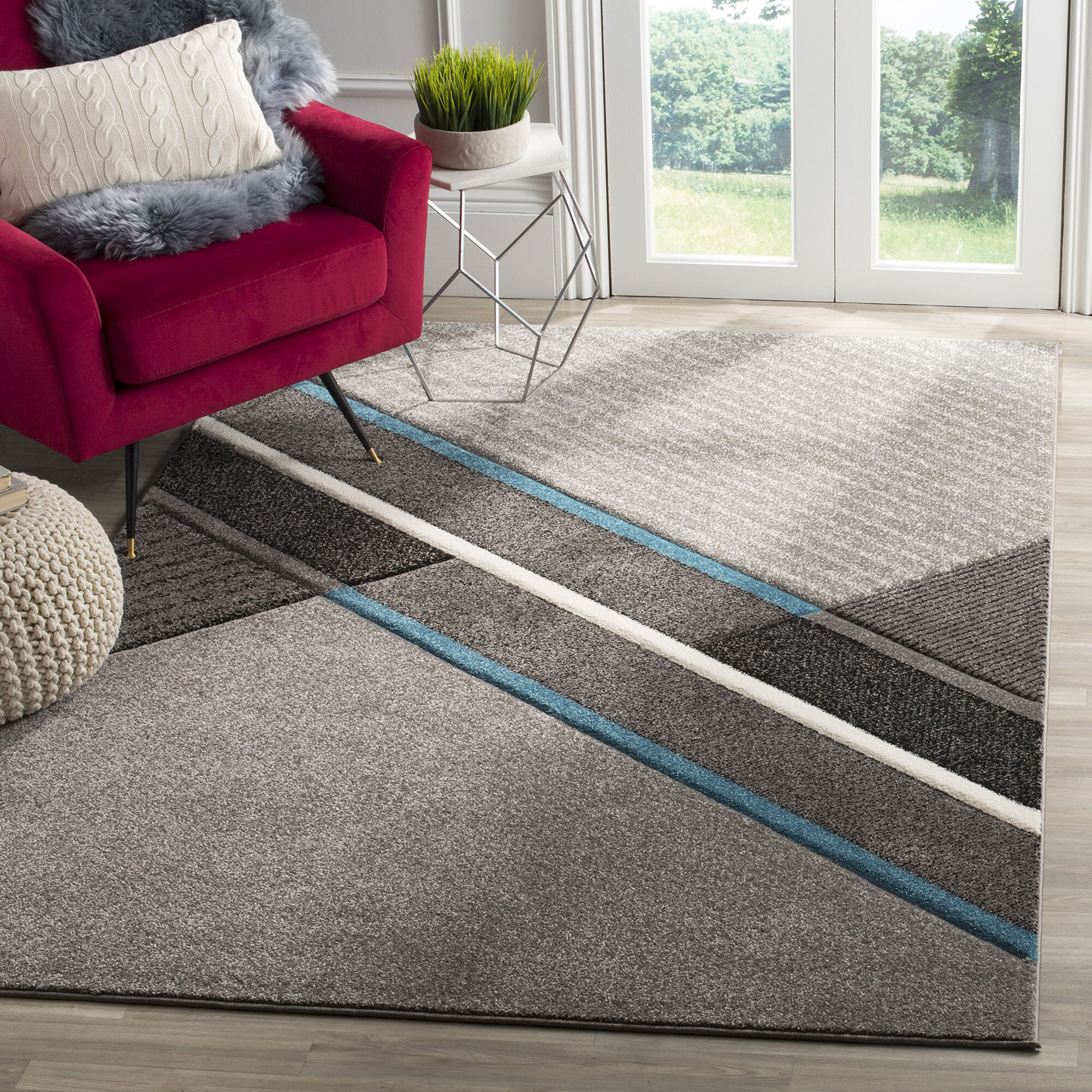 Freya Modern Geometric Rug