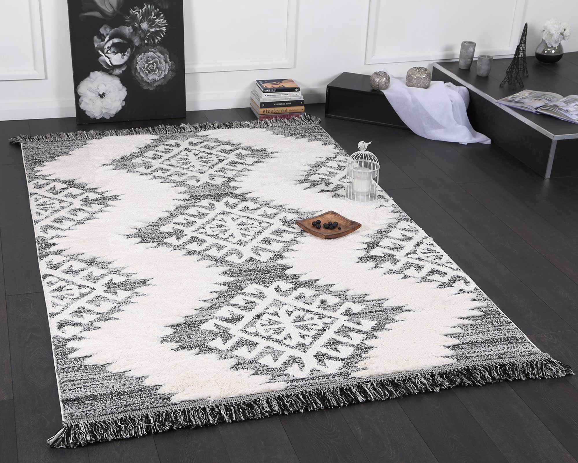 Kevin Moroccan Fringed Tribal Rug