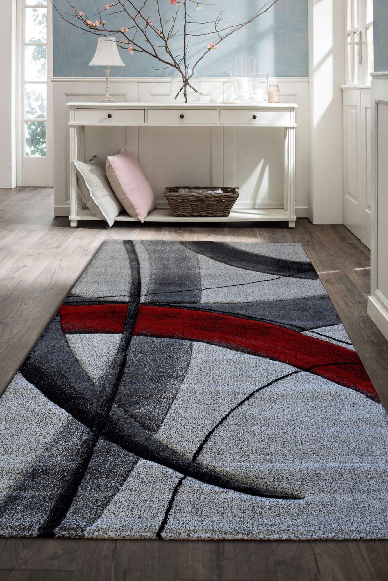 Lucia Modern Carved Abstract Rug