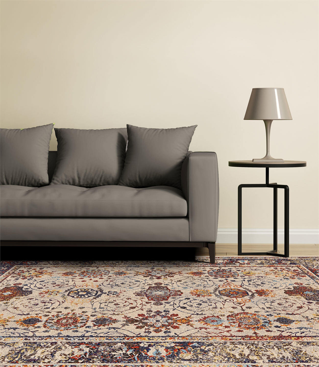 Lester Classic Overdyed Floral Rug