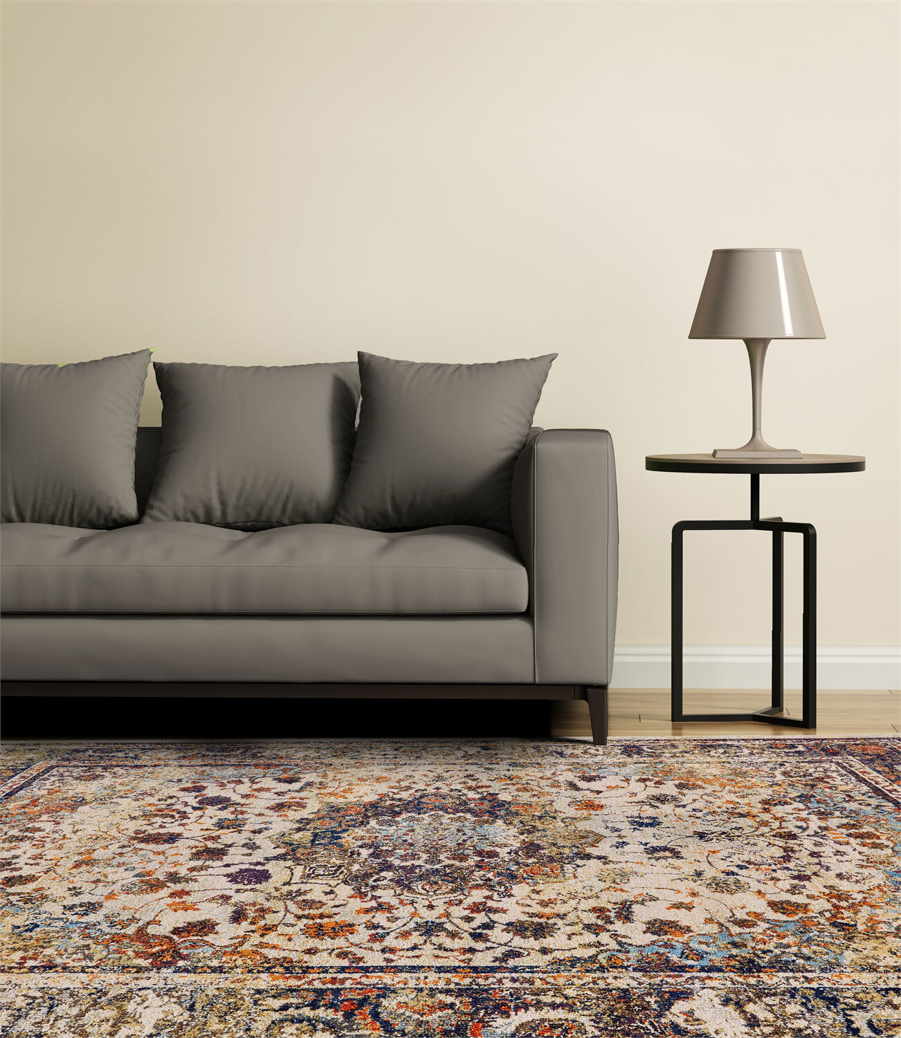 Lester Classic Overdyed Floral Rug