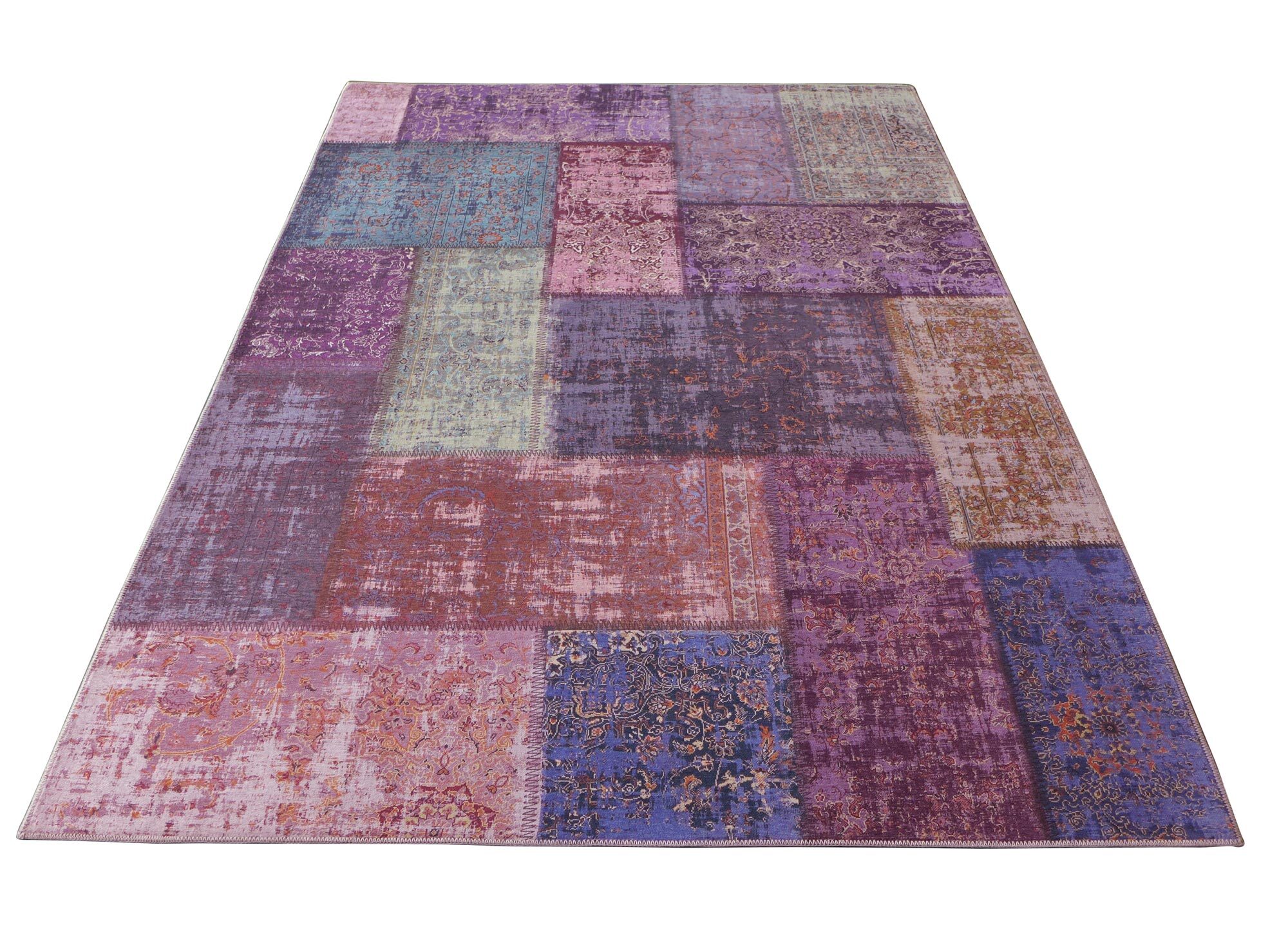 Noble Traditional Patchwork Rug 