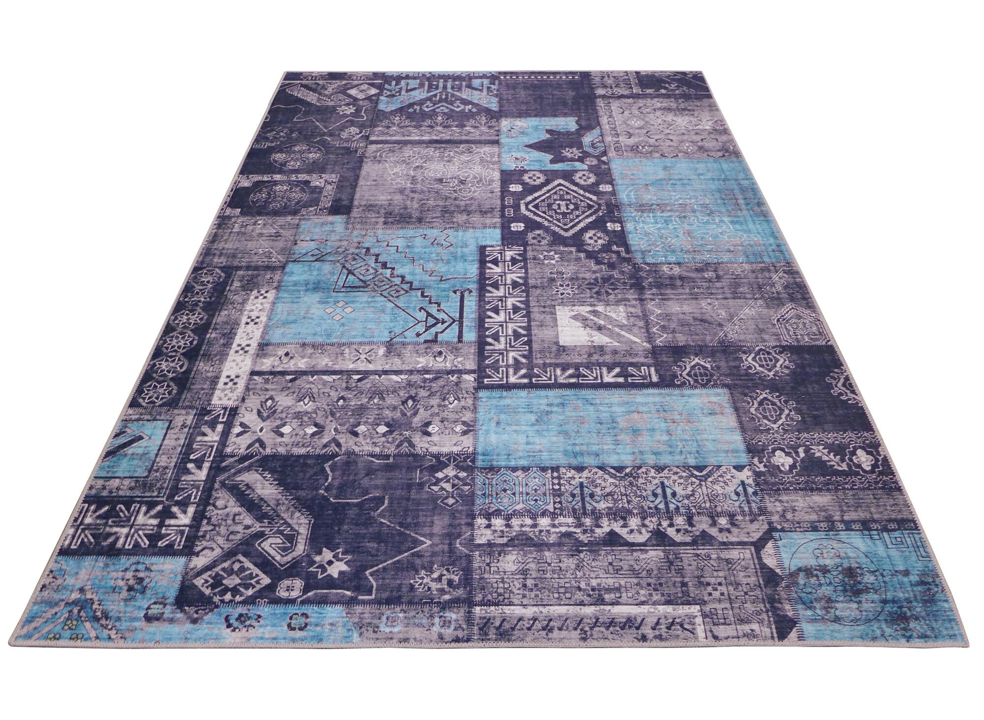 Noble Traditional Distressed Rug 