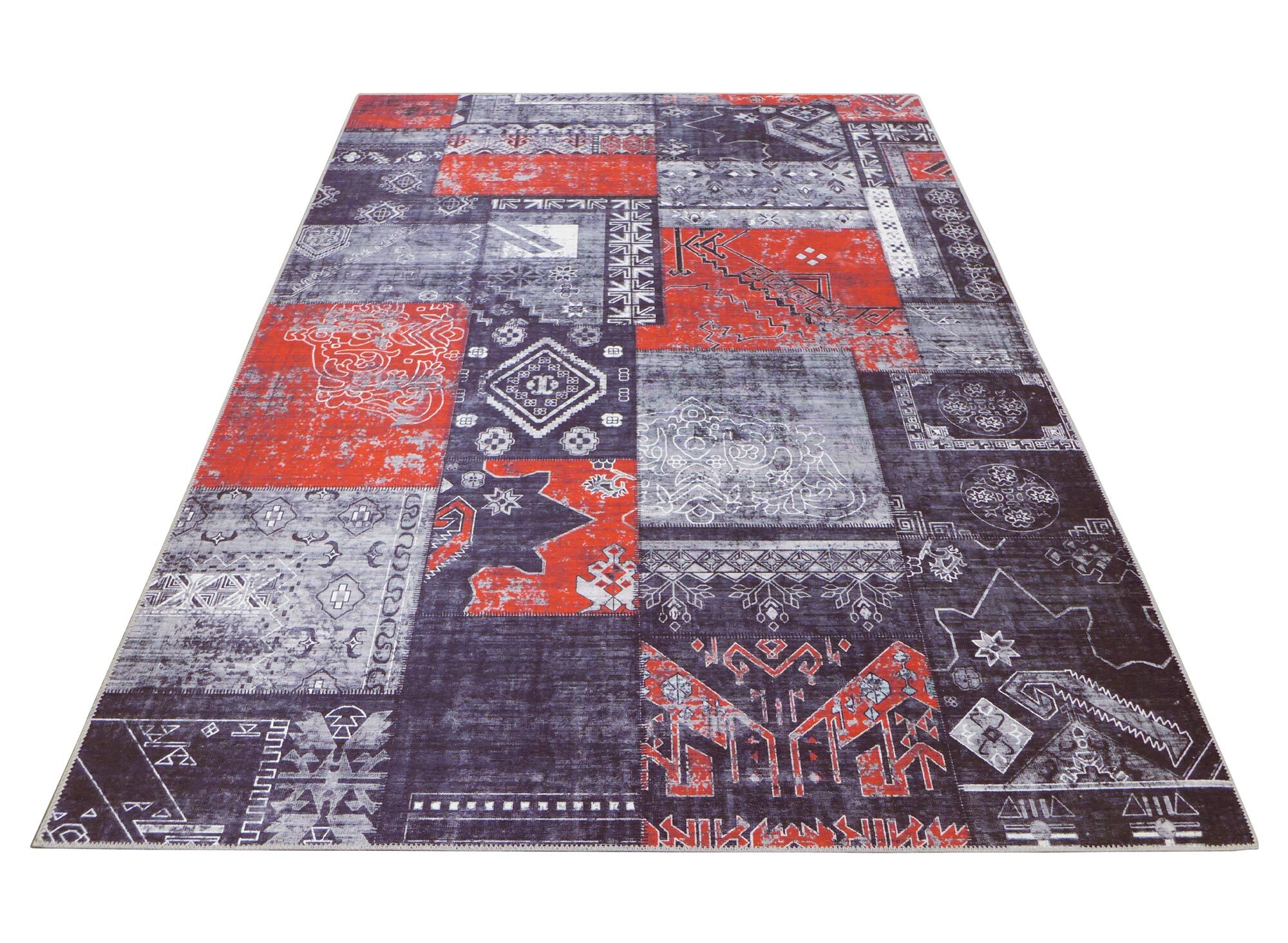 Noble Traditional Distressed Rug 