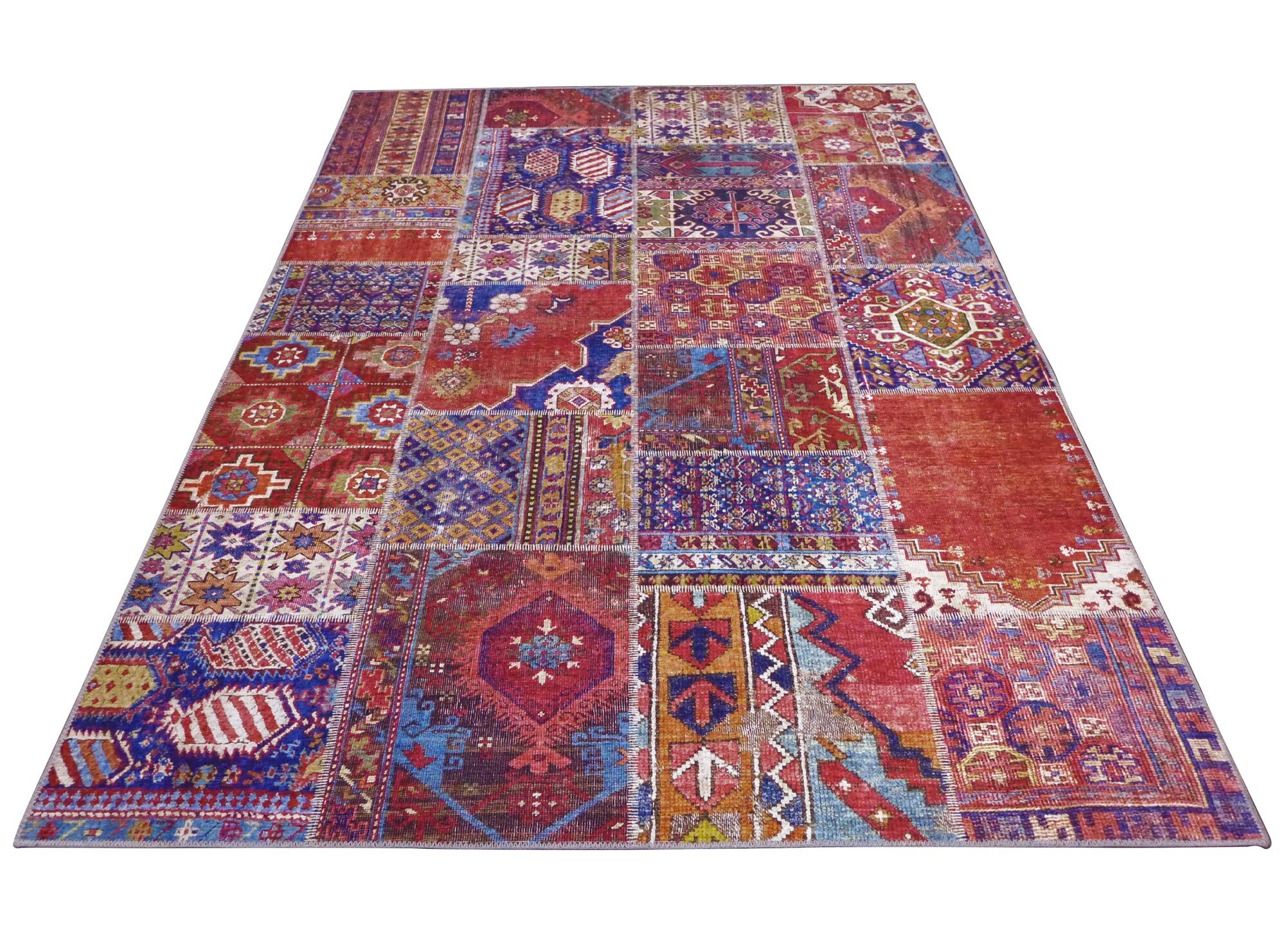 Noble Traditional Patchwork Rug 