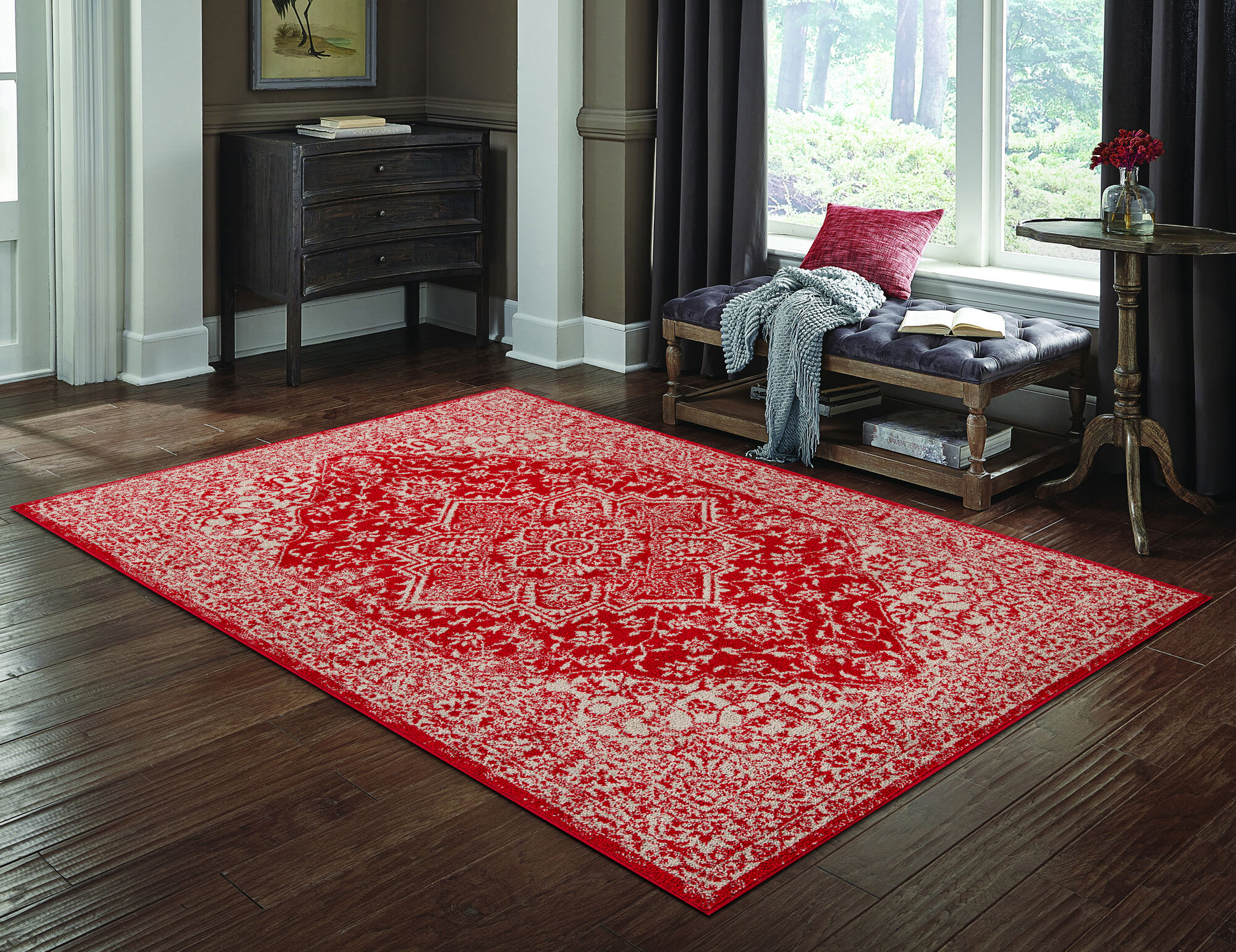 Sandy Traditional Medallion Rug